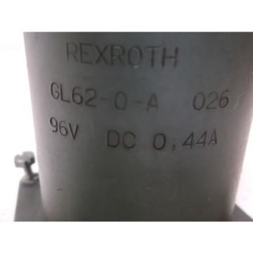 REXROTH GL62-0-A VALVE SOLENOID *USED*