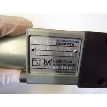 MANNESMANN REXROTH HED 8 0A 11/50 *USED*