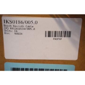 NEW BOSCH REXROTH IKS0186 / 005.0 I/O CABLE R911610150/005.0 IKS01860050