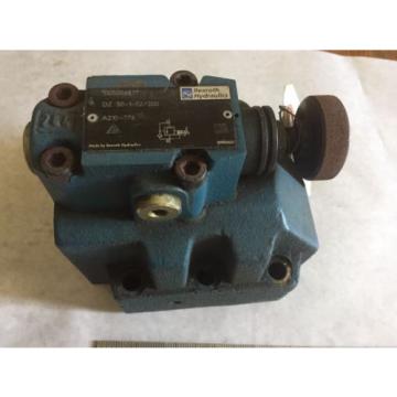 NEW REXROTH DZ 30-1-52/200 HYDRAULIC VALVE 00500687 REXROTH A210-276