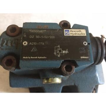 NEW REXROTH DZ 30-1-52/200 HYDRAULIC VALVE 00500687 REXROTH A210-276