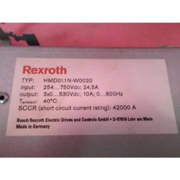Busch Rexroth Indradrive HMD01.1N-W0020-A-07-NNNN HMD01.1N-W0020 R911305062