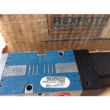 BOSCH REXROTH PS31010-1355 - PNEUMATIC VALVE 150PSI MAX INLET - New In Box!