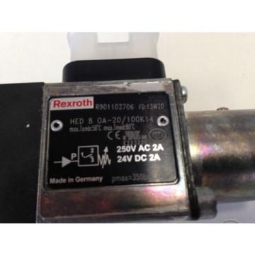 NEW REXROTH HED 8 0A-20/100K14,R901102706  HYDRO-ELECTRIC PRESSURE SWITCH FB