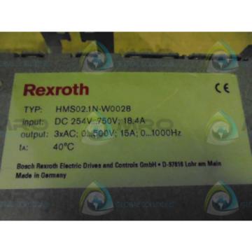 REXROTH HMS02.1N-W0028 SERVO MODULE  *USED*