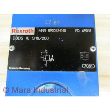 Rexroth Bosch R900424140 Valve DBDS 10 G18/200 - New No Box