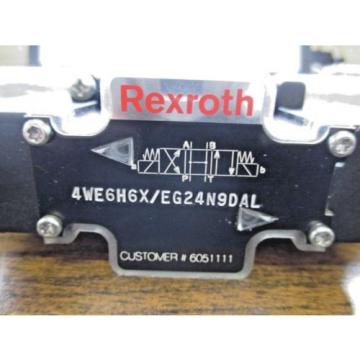 NEW REXROTH HYDRAULIC DIRECTIONAL CONTROL VALVE 4WE6H6X/EG24N9DAL