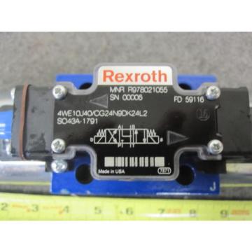 NEW REXROTH DIRECTIONAL VALVE # 4WE10J40/CG24N9DK24L2 # R978021055