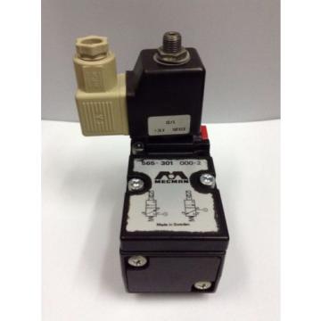 Mecman Rexroth Solenoid Valve, 565-301-000-2 24 V DC COIL