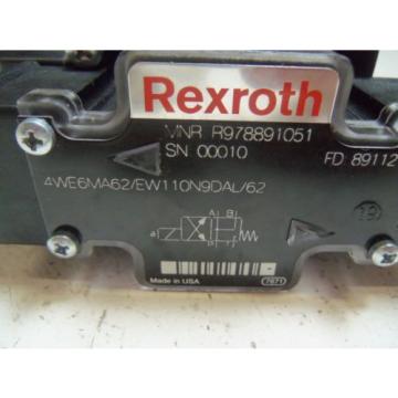 REXROTH 4WE6MA62/EW110N9DAL/62 HYDRAULIC VALVE *NEW NO BOX*