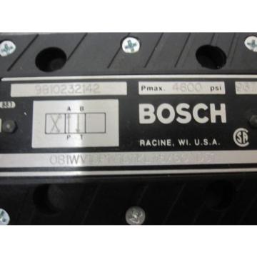 NEW BOSCH 9810232142 DIRECTIONAL VALVE # 081WV10P1V1011KL115/60D51