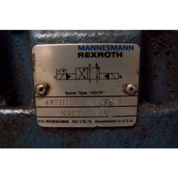 NEW MANNESMANN REXROTH 4WEH10D44/OF6EW110 HYDRAULIC DIRECTIONAL VALVE 120 VAC