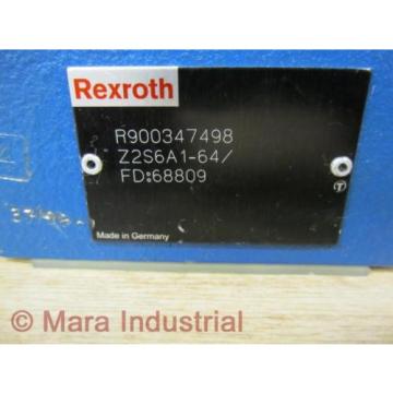 Rexroth Bosch R900347498 Valve Z2S6A1-64/FD:68809 - New No Box