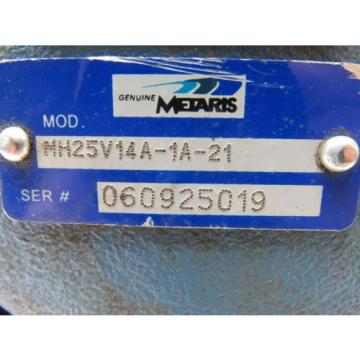 Metaris MH25V14A1A21 Single Vane Hydraulic 14GPM 7/8&#034; Shaft Pump