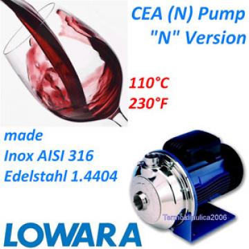 Lowara CEA AISI 316 Centrifugal CEA120/5N/D 0,9KW 1,2HP 3x230/400V 50HZ Z1 Pump