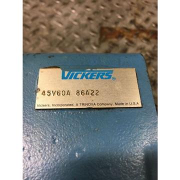 Vickers 45V60A 86A22 Hydraulic Warranty Fast Shipping Pump