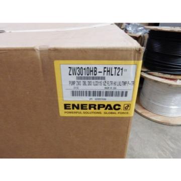 ENERPAC ZW3 SERIES ELECTRIC HYDRAULIC ZW3010HBFHLT21 5,000PSI WORKHOLDING  Pump