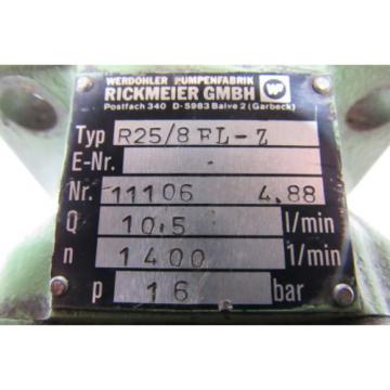 Rickmeier R25/8 FLZ Hydraulic Gear  Pump