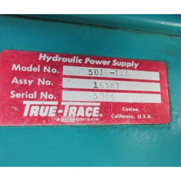 TRUE TRACE HYDRAULIC POWER SUPPLY 1.5 HP w/ 24 GALLON TANK &amp; COOLER Pump