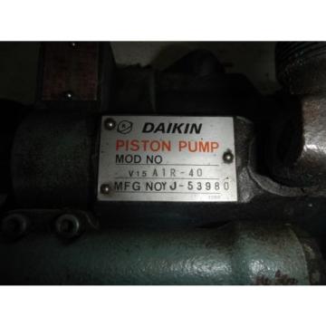 Daikin V15AIR40/M15A1230 1.5KW 2HP Hydraulic /Motor Combo 5GPM Pump