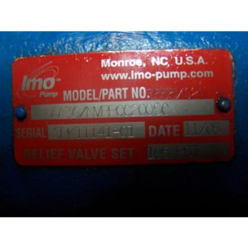 NEW IMO 3&#034; SUCTION 2&#034; DISCHARGE HYDRAULIC  AA3G/NVPPCC200SC  Pump