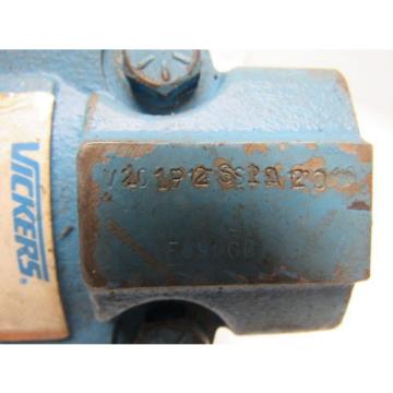 Vickers V101P2S1A20 Single Vane Hydraulic 1&#034; Inlet 1/2&#034; Outlet Pump