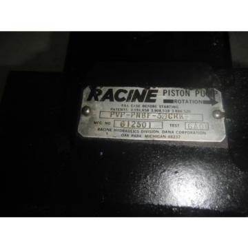 Racine PVPPNBF35CRK612501 Hydraulic Pressure Compensated Piston  Pump