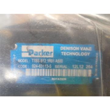 NEW Parker Denison T7BS B12 1R01 A500 Hydraulic 024631135 Pump