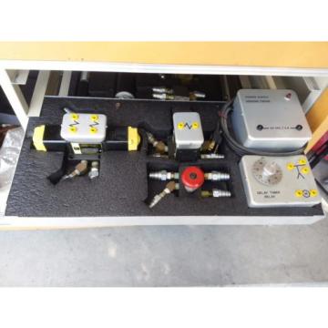 Hikok Team Hydraulic / Pneumatic Training Test Station With Lots of Extras Pump