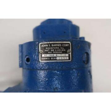 JOHN S BARNES GC1468A2C HYDRAULIC GEAR D559965 Pump