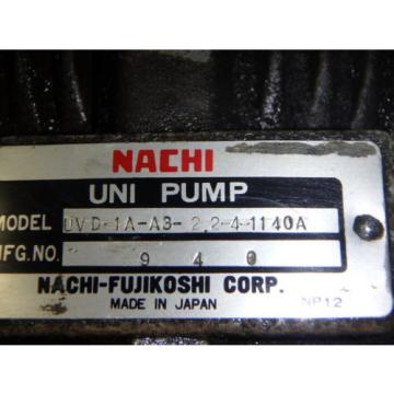 Nachi Variable Vane Motor_VDR1B1A31146A_LTIS85NR_UVD1AA32.241140A Pump