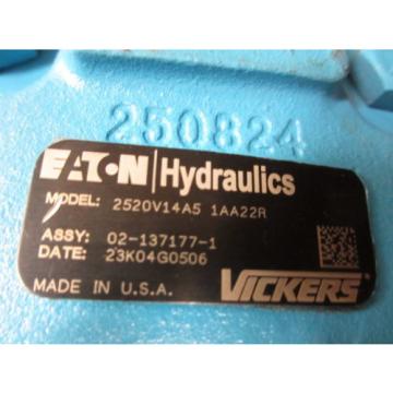 Eaton 2520V14A5 1AA22R Hydraulic 021371771 Vickers Pump