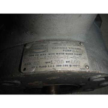Continental PVRDF42A06RF015HR481 Hydraulic Press Comp Vane 42GPM Pump