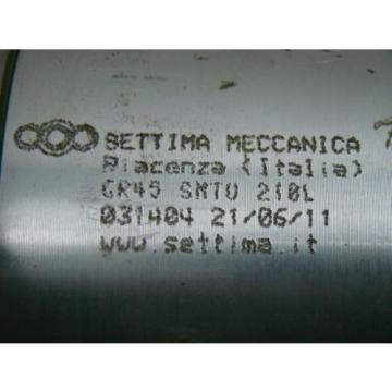 Settima Meccanica Elevator Hydraulic Screw GR 45 SMTU 210L Pump