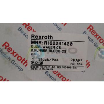 REXROTH R162241420 RUNNER BLOCK *NEW IN BOX*