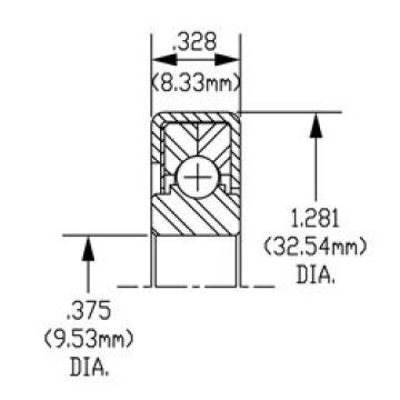 Nice Ball Bearings RBC Bearings 8070VTE00