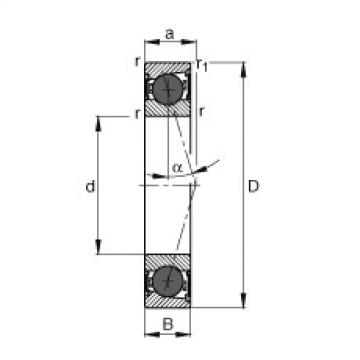 Spindle bearings - HCB7001-C-2RSD-T-P4S