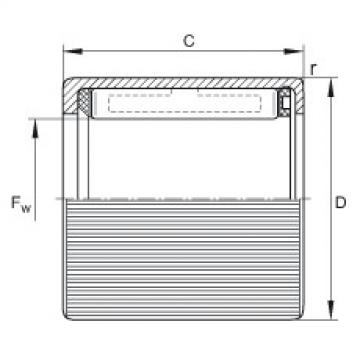 Drawn cup roller clutches - HF0406-KF-R