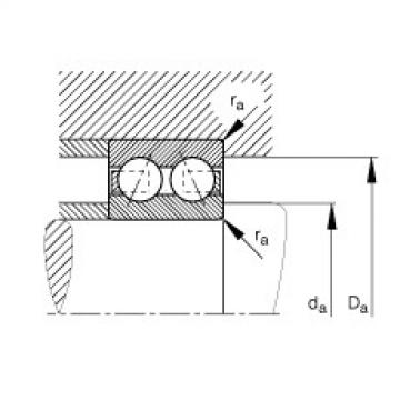 Angular contact ball bearings - 3000-B-TVH