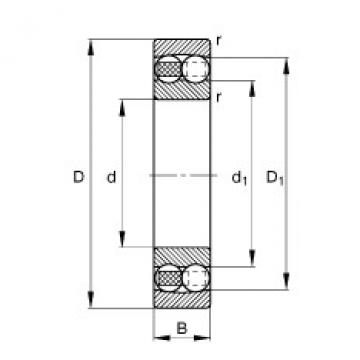 Self-aligning ball bearings - 1200-TVH