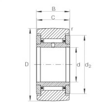 Yoke type track rollers - NATR30