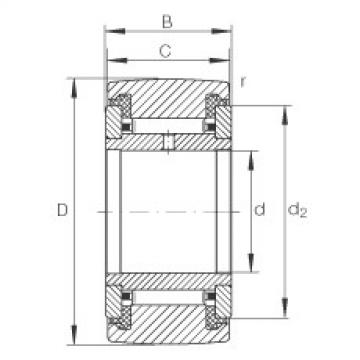 Yoke type track rollers - NATR12-PP