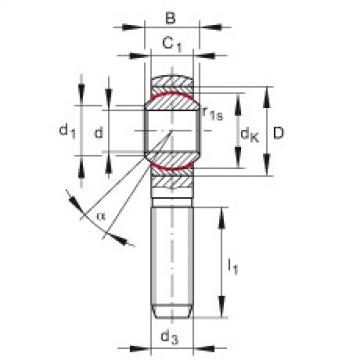 Rod ends - GAKSL14-PS