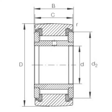 Yoke type track rollers - NATV10-PP