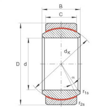 Radial spherical plain bearings - GE12-UK