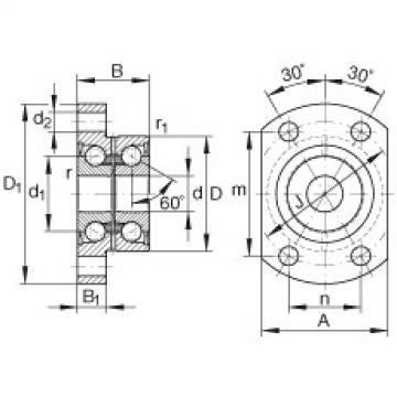 Angular contact ball bearing units - ZKLFA1263-2RS