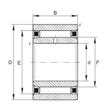 Needle roller bearings - NAO12X28X12-IS1-XL