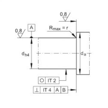 Axial angular contact ball bearings - ZKLN3072-2RS-XL