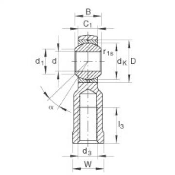 Rod ends - GIKL18-PB