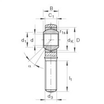 Rod ends - GAKR8-PB